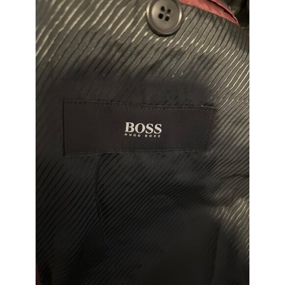 BOSS Hugo Boss Mens Silk Wool Blazer Sports Coat Sz 42L - Picture 6 of 10